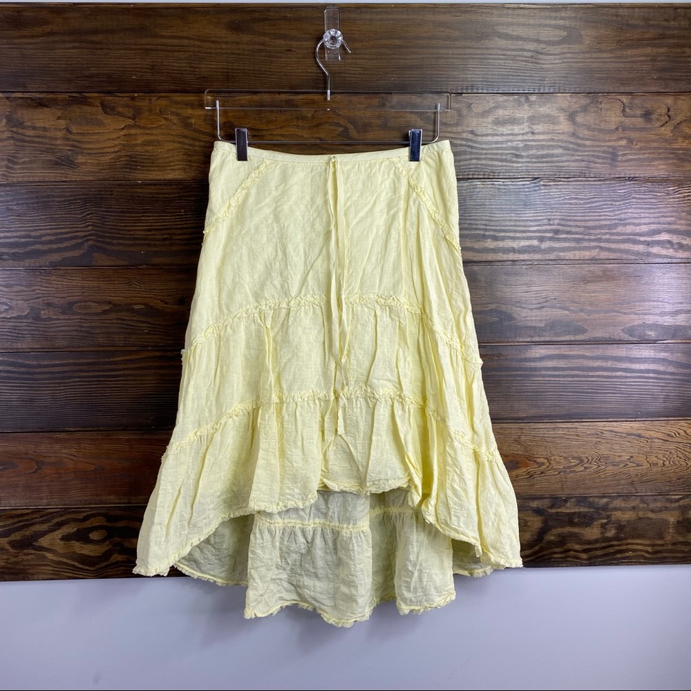 Max Studio High Low Bohemian Flare Skirt